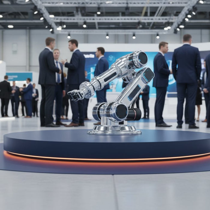 The Professional Guide to Display Turntables for UK Exhibitions 2026