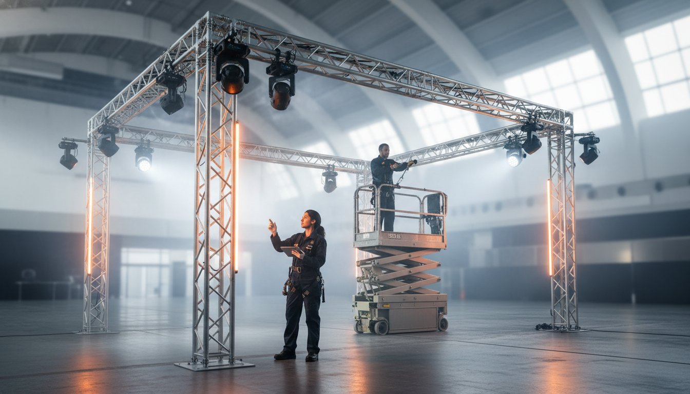 Lighting Truss Hire: The 2026 Guide to Professional Installation vs. Self-Setup