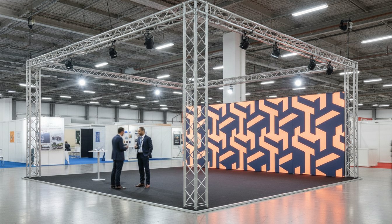Lighting truss hire for Surrey tradeshows