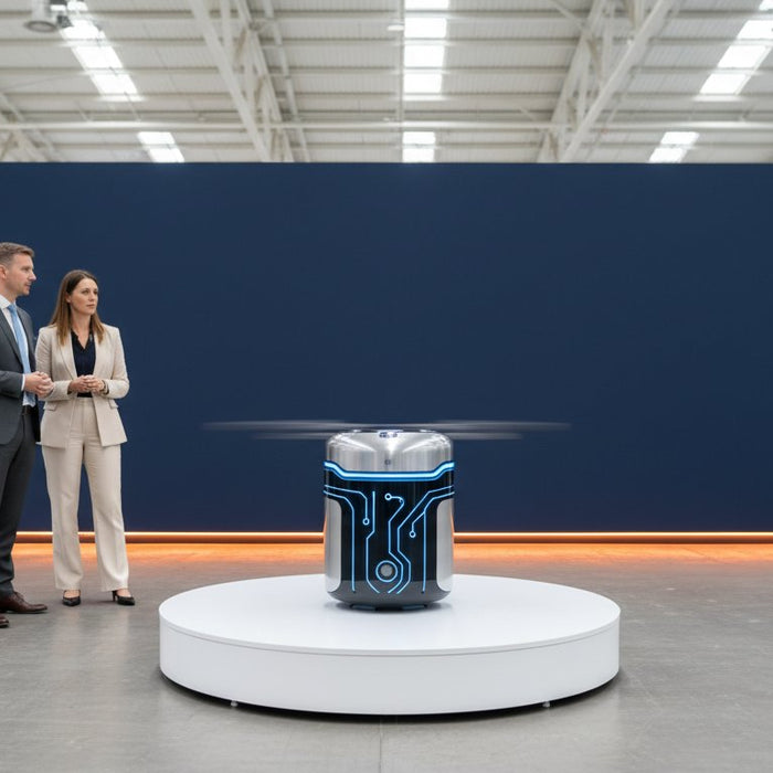 The Ultimate Guide to Rotating Display Stands for UK Exhibitions 2026