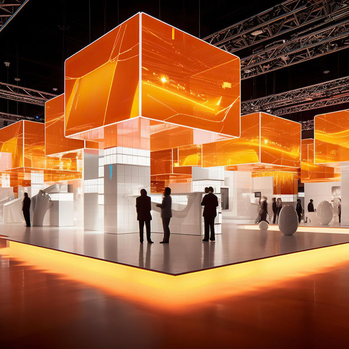 How lighting and turntables can transform your exhibition stand