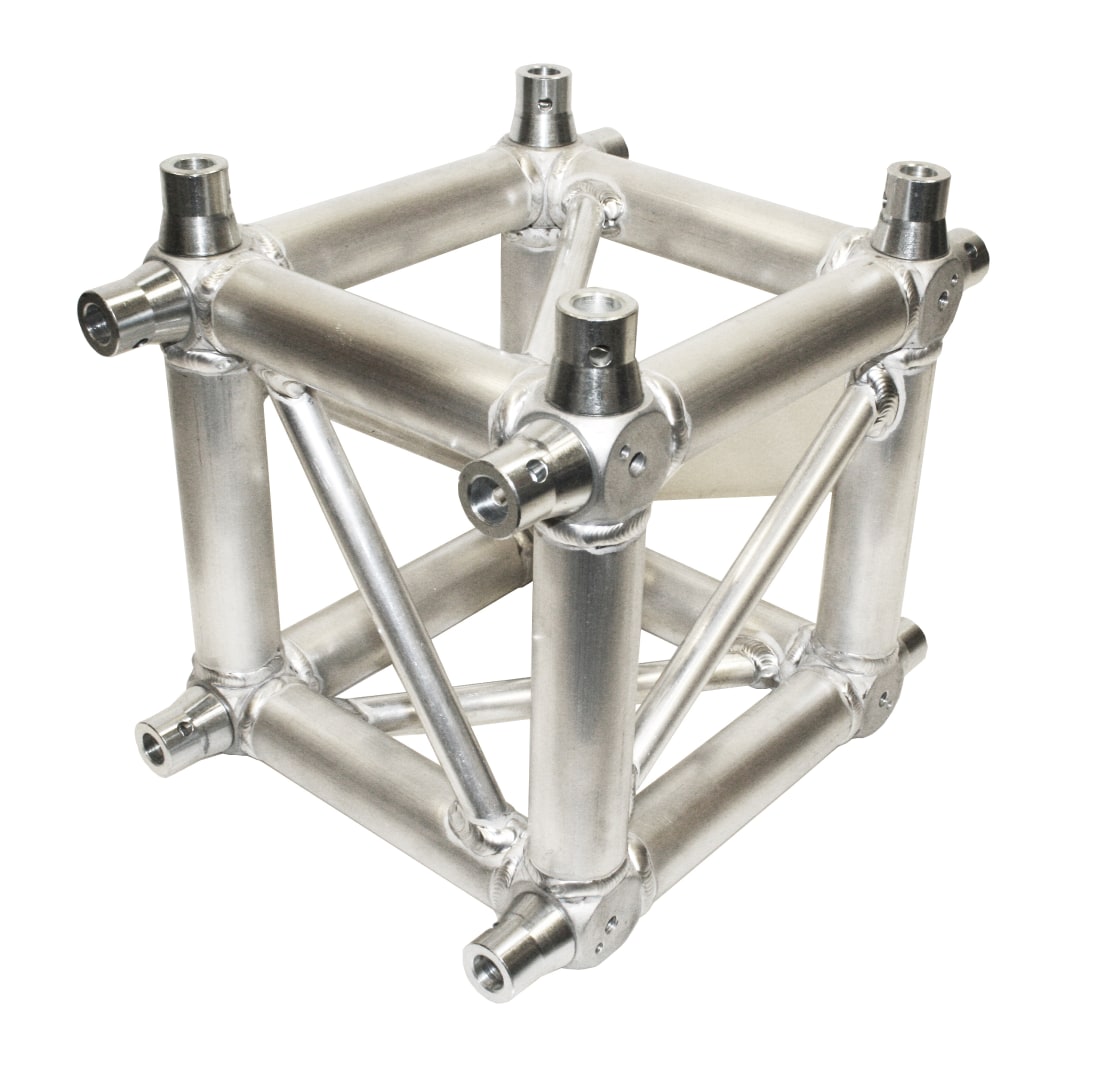 Quad aluminium gantry for exhibition stands