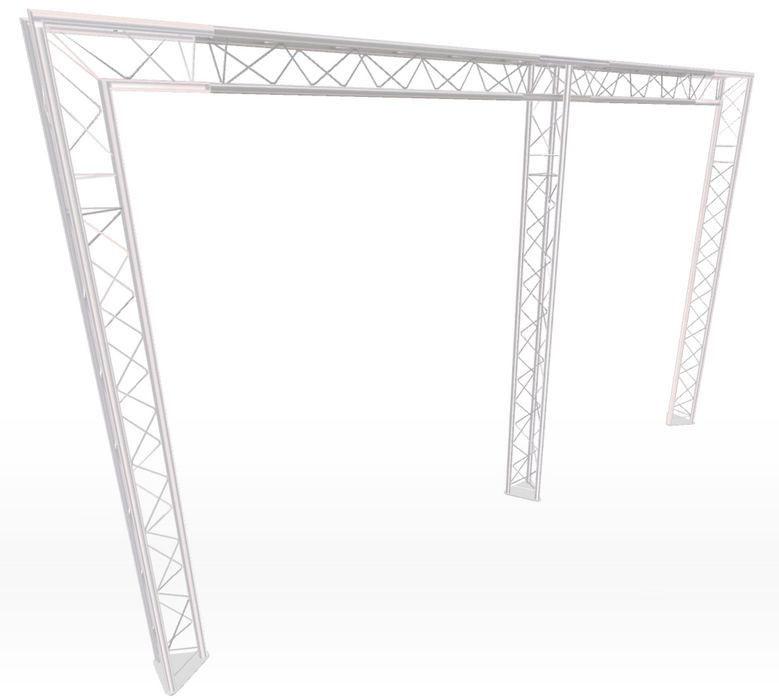 Arch Style Modular Truss Stand 4M wide | 2.5M Tall | With Extra Legs (X1)