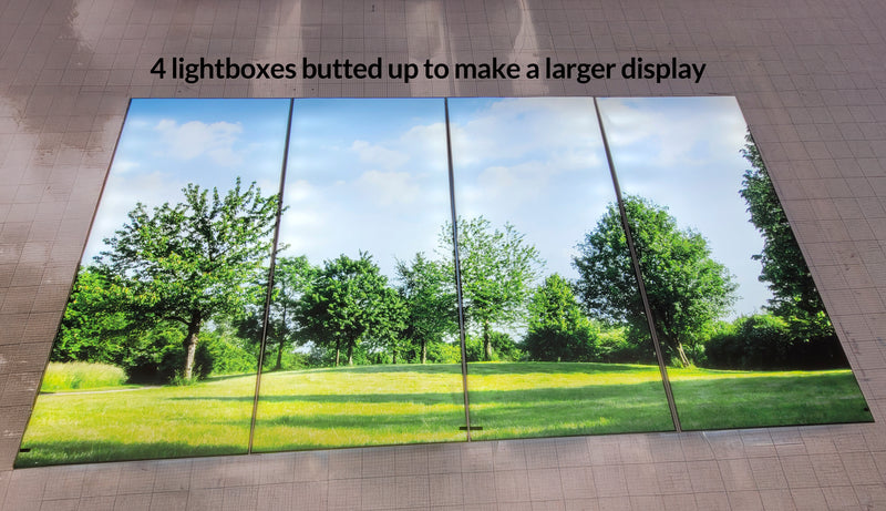 Edge-Lit Tension Fabric Display Lightbox (GL120)