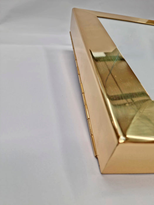 Brass Menu Case with LED (Polished Finish)