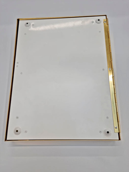 Brass Menu Case with LED (Polished Finish)