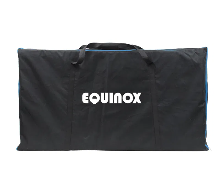 Padded canvas carry bag for exhibition counters
