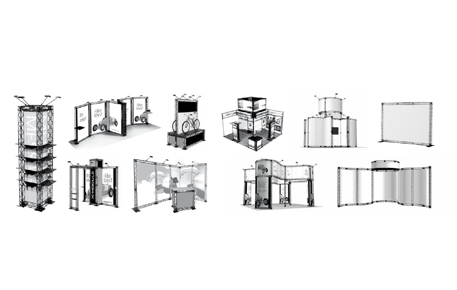 Crosswire lighting truss design ideas