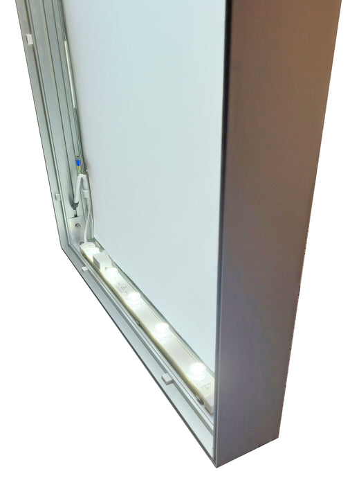 LED Edgelit lightbox with printed acrylic panel