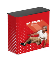 Fastframe folding exhibition counter