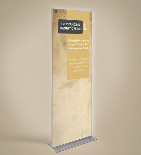 Freestanding Display Stand Magnetic