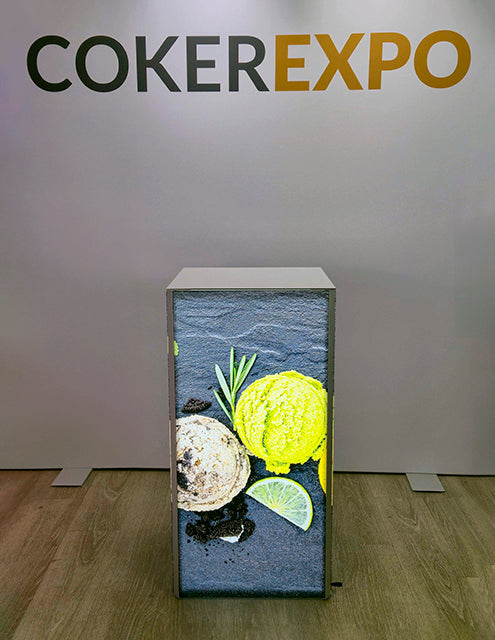 LED Illuminated Display Plinth with Branding