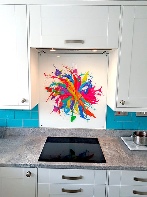 Acrylic splash back for kitchens