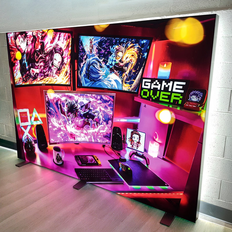 Edge-Lit Tension Fabric Display Lightbox (GL120)