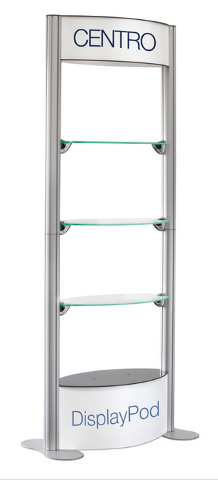 Printed showcase head and base panel graphics only