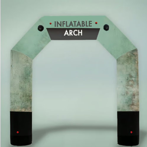 Branded inflatable race arch