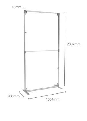 Freestanding Display Stand - Fastframe 1mx2m high