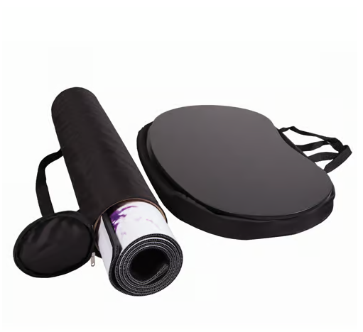 Promotional portable counter with black top - PVC Tambour