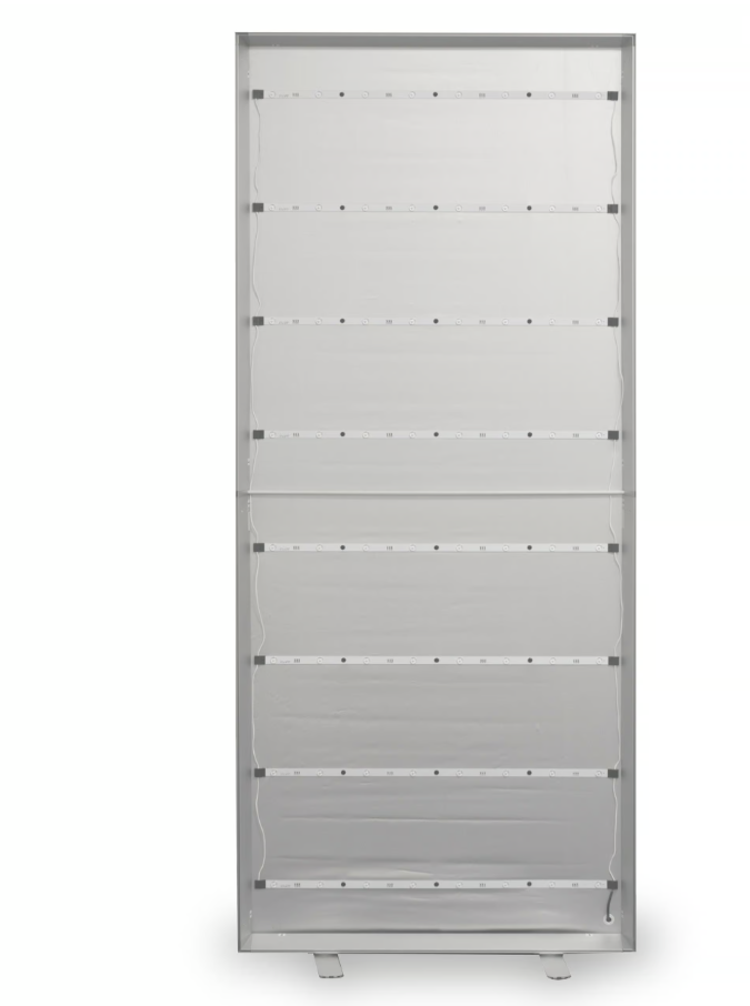 HALO LED Edge-Lit Lightbox Display (mit gedruckten Stoffgrafiken)