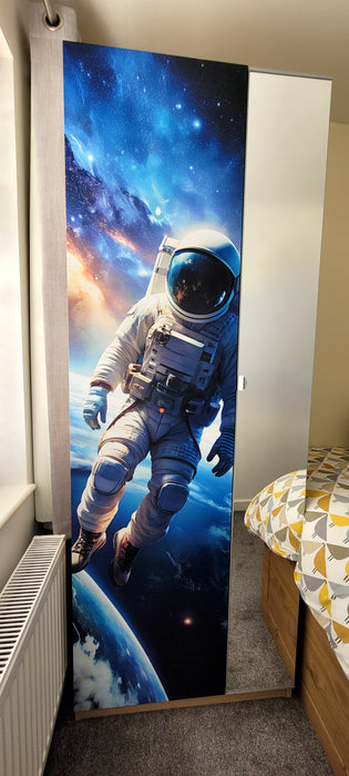 Printed wardrobe door wrapping