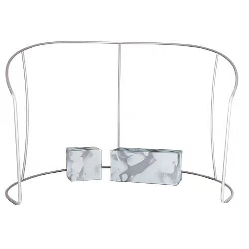 Curved Stretch Fabric Meeting Pod (Including Printed Graphic)