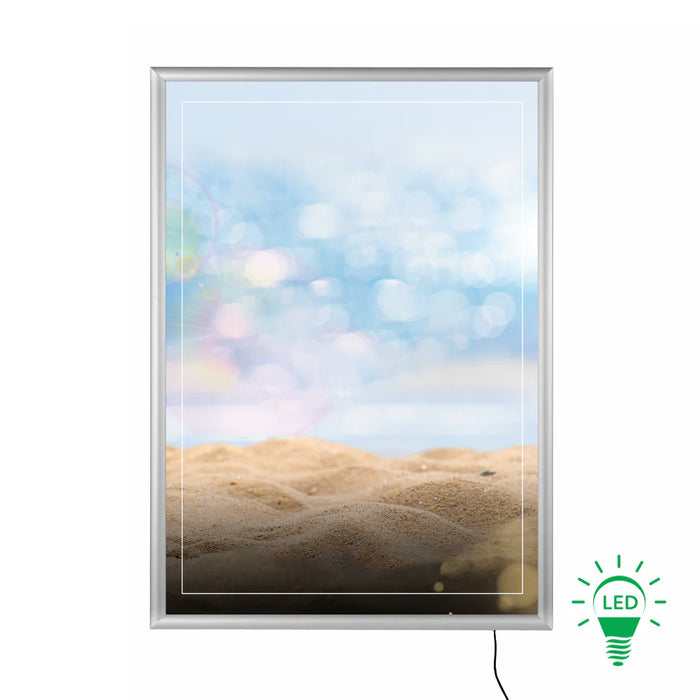 LED Slimline Lightbox with backlit print (A0 to A4 sizes)