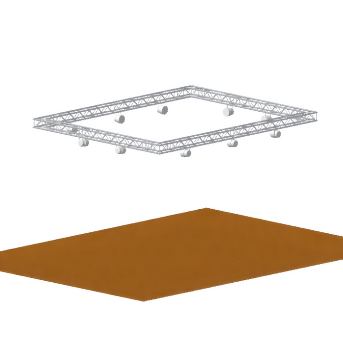 Lighting Truss - Aerial Rectangle (For 4.5m x 3m floor area)