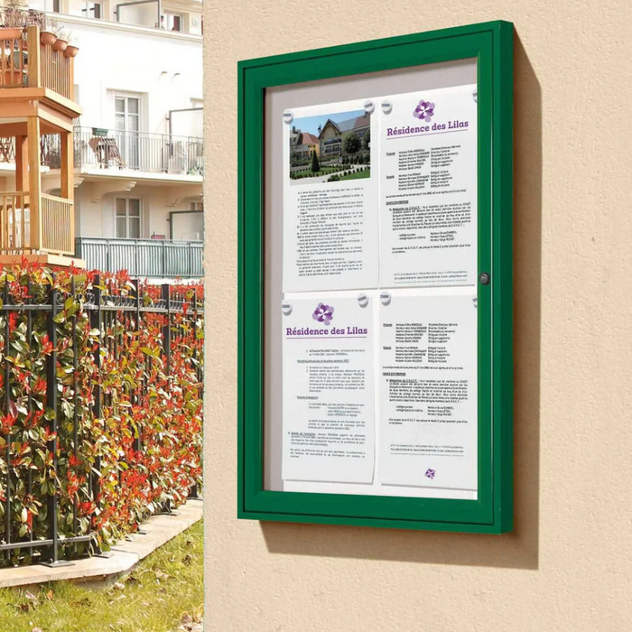 Notice Board - 30mm Deep (Outdoor/Indoor) Powder Coated