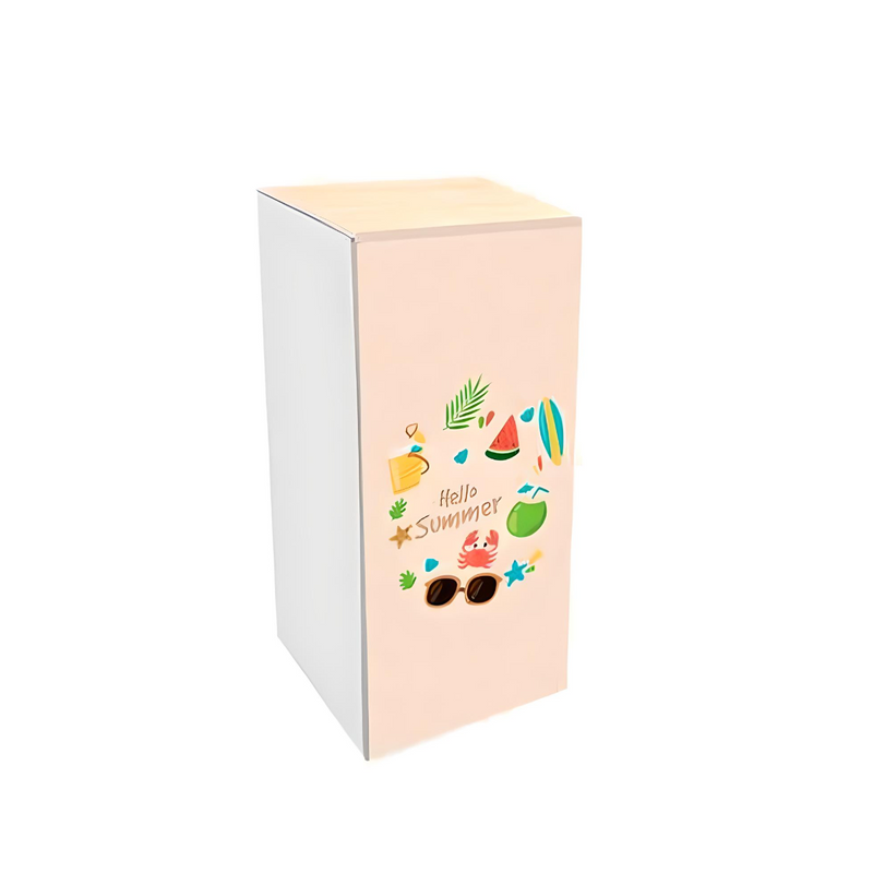 Trade Show Plinth with Stretched Printed Fabric