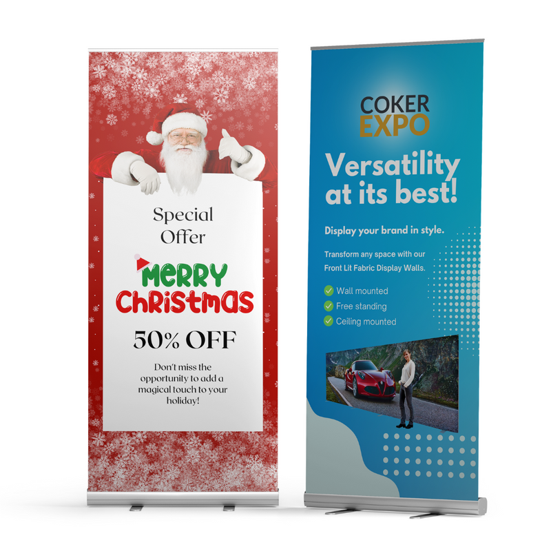 Bedrucktes Rollbanner (800/850 mm x 2010 mm)