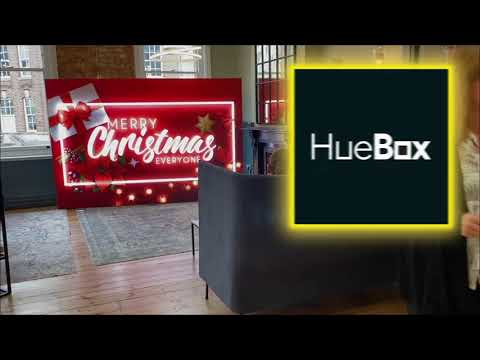 HueBox Lite Animated Backlit Tension Fabric Display Lightbox