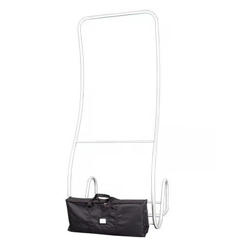 Snake stretch fabric display stand