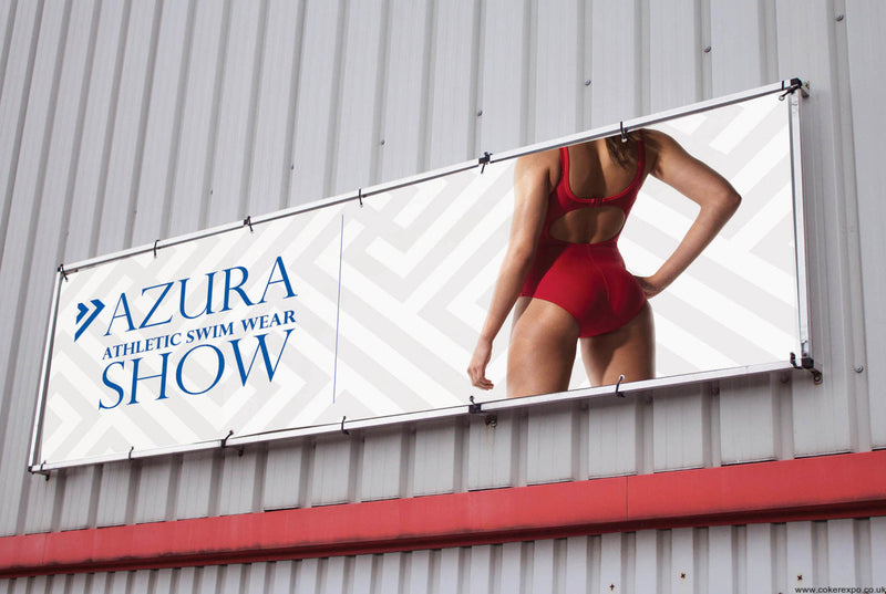wall mounted banner frame