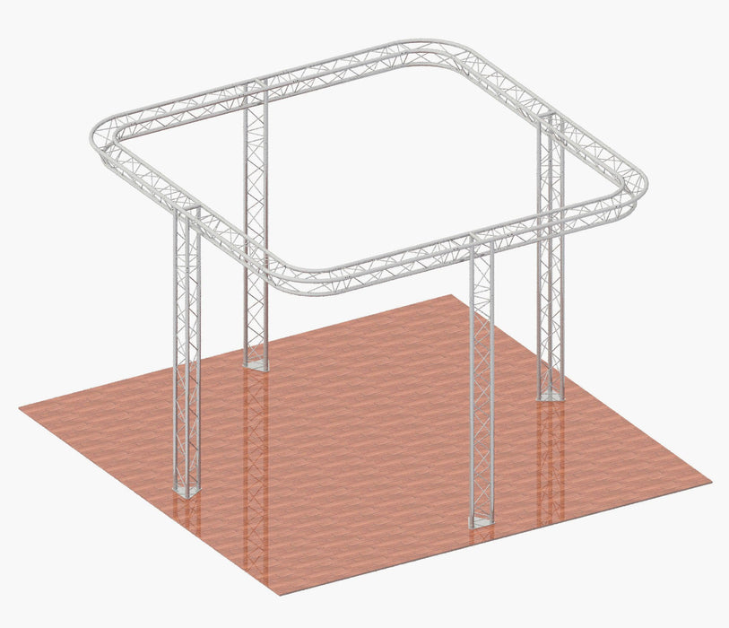 Special design exhibition stand aluminium gantry