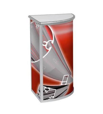 Graphic Panels option for PC106 Folding Counter End Corner Unit