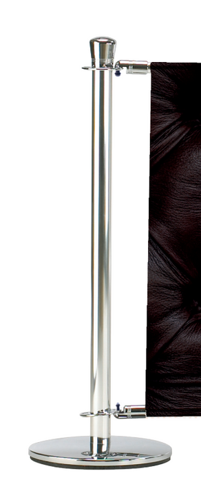 Café Barrier Posts - Alfresco (Polished Chrome)