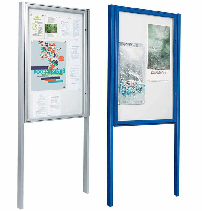 Notice boards anodised or painted