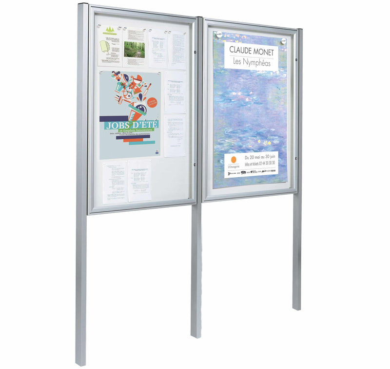 Notice Board - 58mm Deep (Outdoor/Indoor) Anodised finish