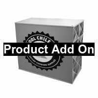 Internal shelf option for Flat Panel Display Counter with branding