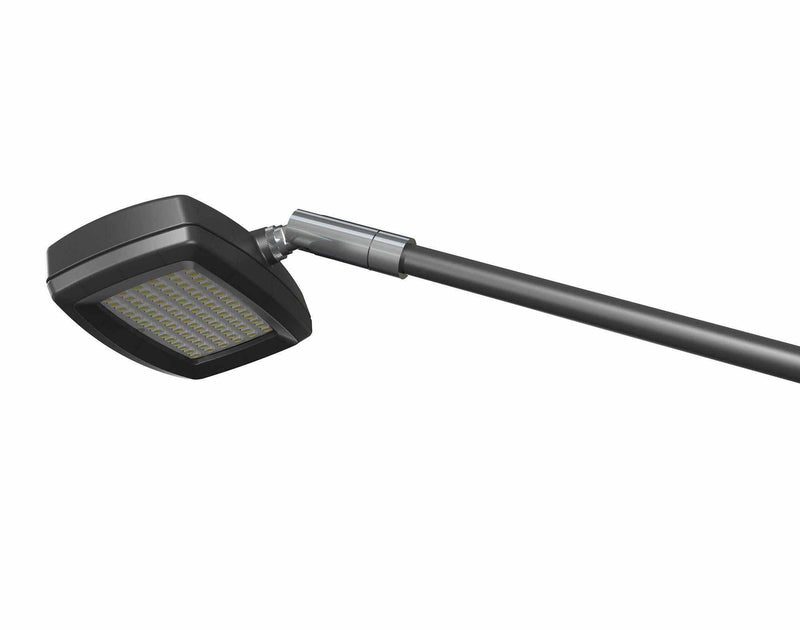 Led long arm exhibition flood light in black finish