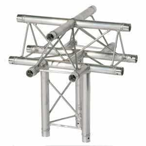 Aluminium multi connecting 5 way trio truss junction