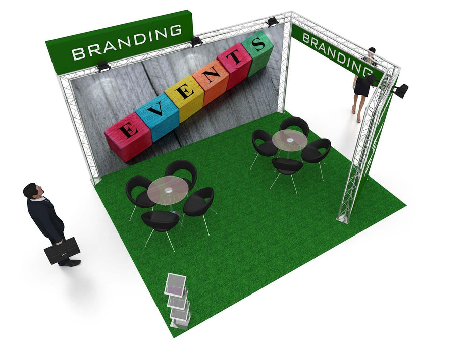 Free standing Lighting Truss Stand with digital printing