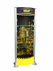 Portable display showcase trollies