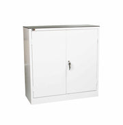 Steel locking display counter