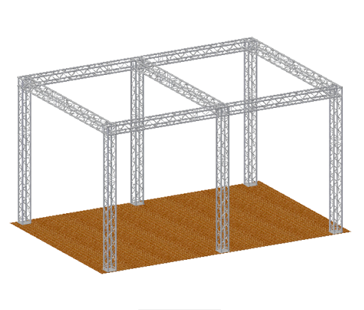 Lighting Truss Sets Quad (3x3m - 3x6m)