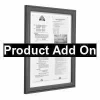 Lighting Kit option for Painted display notice boards