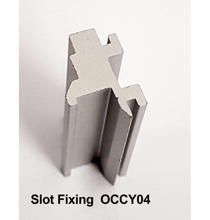 Octonorm channel fixing for floodlights